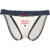 PINK Cotton Lace Trim Bikini Panty - Winter White Americas Sweetheart