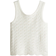 H&M Pointelle Knit Singlet - White (1264681003)