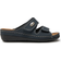 Tamaris Leather Mule - Navy