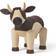 Spring Copenhagen Daisy Cow Maple Dekorationsfigur 12.5cm