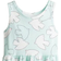 H&M Muchachas Vestido Estampado De Algodón - Turquesa