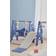 Living and Home Children Toddler Swing & Slide Set with Basketball Hoop 3 in 1