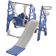 Living and Home Children Toddler Swing & Slide Set with Basketball Hoop 3 in 1