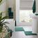 Catherine Lansfield Anti Bacterial Bath Towel Green (140x90cm)