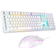 MageGee K1 Wired Keyboard and Mouse Set (White)
