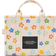 Marc Jacobs The Wild Daisy Canvas Medium Tote Bag - White Multi