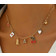 Shein 1pc Initial Letter Charm Gold Chain Necklace For Women, Beach Cherry Heart Fruit Charms Pendant, Western Cowgirl Choker Fashion Necklace For Teen Girl As Gift, Stuff, As Mother's Day Gift For Mom