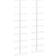 vidaXL 340902 White Wine Rack 24x98cm