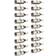 vidaXL 340902 White Wine Rack 24x98cm