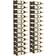 vidaXL 340886 Golden Wine Rack 22.5x116cm