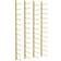 vidaXL 340886 Golden Vinställ 22.5x116cm