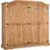 SECONIQUE Corona Distressed Waxed Pine Wardrobe 196x189cm