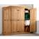 SECONIQUE Corona Distressed Waxed Pine Wardrobe 196x189cm