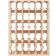 vidaXL 822531 Natural Wine Rack 70x94cm