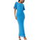 Never Fully Dressed Tilly Dress - Blue Jacquard