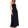 PrettyLittleThing Stretch Woven Bandeau Ruched Maxi Dress - Black