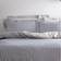 The Linen Yard Hebden Duvet Cover Grey, Blue (200x137cm)