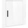 vidaXL 816868 White Sengebord 30x50cm
