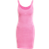 adidas Women's Ribbed Mini Dress - Semi Lucid Fuchsia