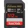 SanDisk Extreme PRO SDXC Class10 UHS-II V60 U3 ​​280/150MB/s 512GB