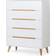 Julian Bowen Alicia White Chest of Drawer 90x118cm