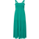 Yours Shirred Strappy Maxi Dress - Teal