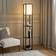 ValueLights Struttura Black Floor Lamp 160cm