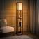 ValueLights Struttura Black Floor Lamp 160cm
