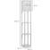 Homcom Reading White Floor Lamp 160cm