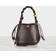 Ganni Bou Bucket Bag Croco Dam - Chocolate Fondant
