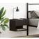 vidaXL 862734 Black Oak Sengebord