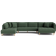 Møbelkompagniet Cali U-sofa Cozy Green Sofa 374cm