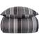 IN Style Stripe Påslakan Svart (200x140cm)