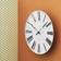 Arne Jacobsen Roman White Wall Clock 29cm