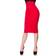 Pencil Skirt - Red
