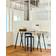 Hay Rey Deep Blue Bar Stool 97cm