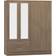 SECONIQUE Nevada Rustic Oak Wardrobe 154x183cm