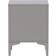 Venture Home Piring Light Gray Sängbord 40x45cm