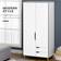 Homcom Modern Anti-Tipping Design White Wardrobe 225.8x184.5cm
