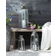 Beliani Crete Silver Lantern 53cm