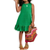 Shein Little Girls Holiday Casual Fashion Woven Solid Color Round Neck Sleeveless Dress