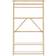 vidaXL 4008925 Natural Clothes Rack 110x180cm