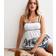 New Look Co-Ord Embroidered Cami Top - White