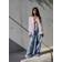 Mango Wide-Leg Pleated Jeans - Light Blue