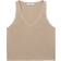 Mango Vneck Knit Top Kvinde Lt Pastel Grey Tanktoppe - Beige