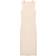 Mango Compact Knit Scoop Neck Midi Dress - Buttermilk Yellow