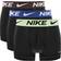 Nike Dri-Fit Essential Microfibre 3 Pack Trunks - Black/Blue/Burgundy