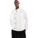 New Look Men's Twill Button Up Jacket - Off White