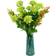 Leaf Artificial Green Vase 28cm