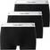 Calvin Klein Icon Cotton Stretch 3 Pack Trunks - Black